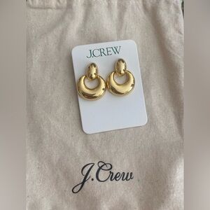 Gold J Crew earrings NWT
